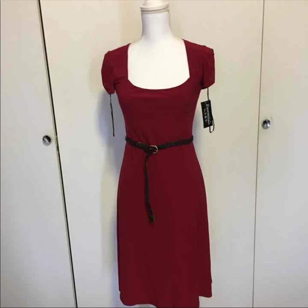 Nwt Abs Essential dress with belt Xs
